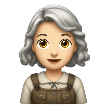 Auschwitz-Birkenau girl sticker