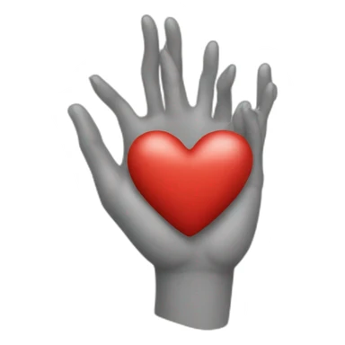 Coeur avec les mains  sticker