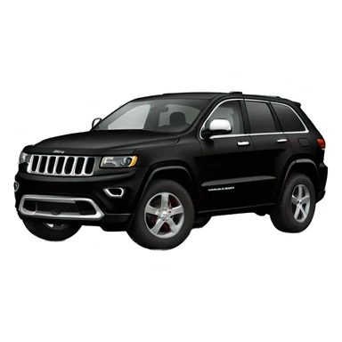 Black Jeep grand Cherokee sticker