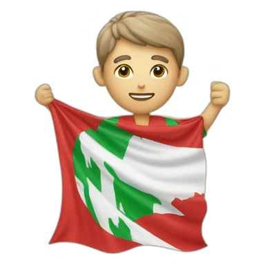 Fußballfan mit fahne sticker