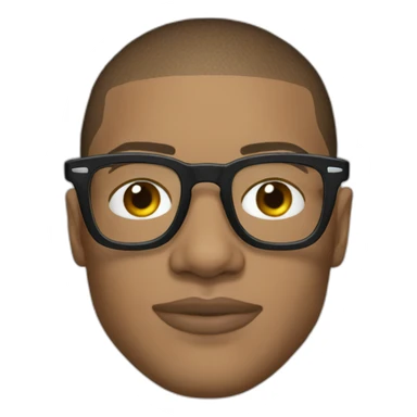 mbappe france glasses sticker