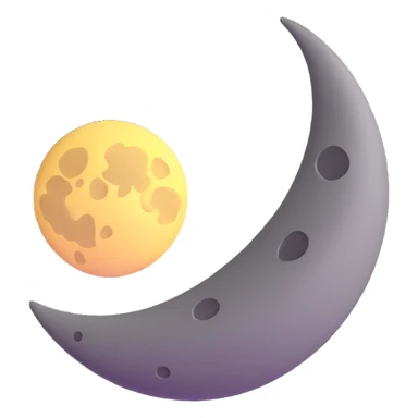 moon object sticker