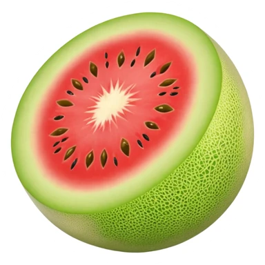 A melon sticker