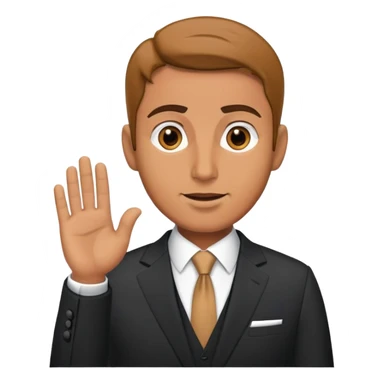 macron en arabe  sticker