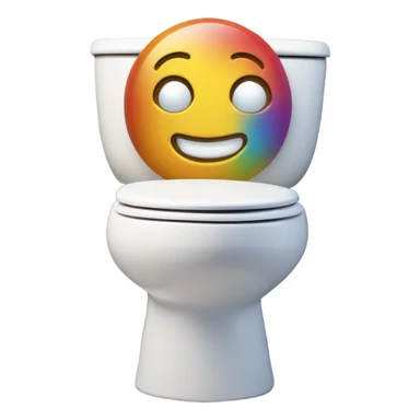 A skibidi toilet sticker