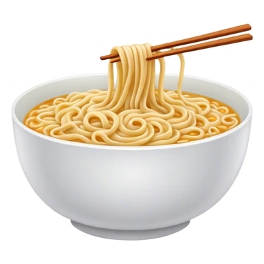 Platinium bowl of noodles sticker