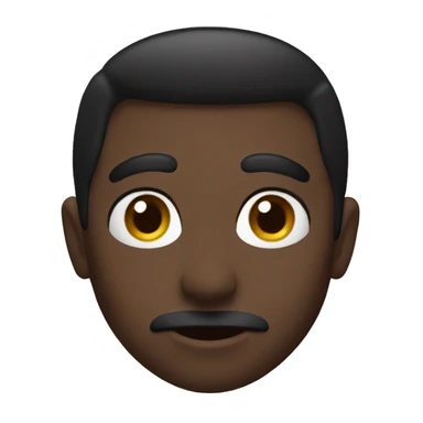 Black eyebrows  sticker