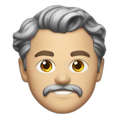 Leonardo DiCaprio with smoke candy sticker