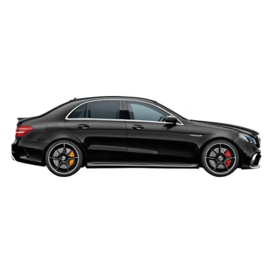 Mercedes e63s w212 black sticker