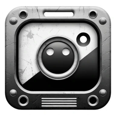 Grunge Film logo sticker