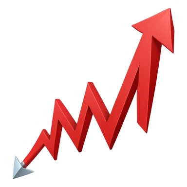 A graphics sheet in which graphic arrow is going up; Said sheet is called "Muscle mass" 📈 sticker
