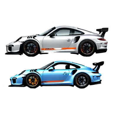 Porche gt3rs sticker
