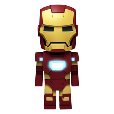 iron man minecraft sticker