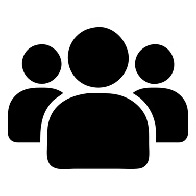 Recreate the people icon using the solid model sticker