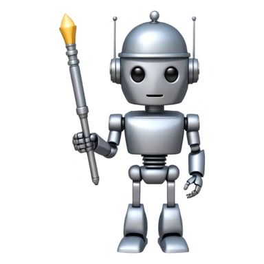 robot conductor sticker