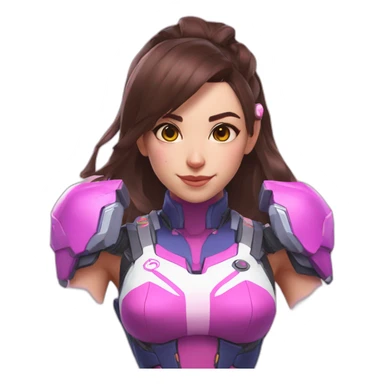 Overwatch d.va sticker
