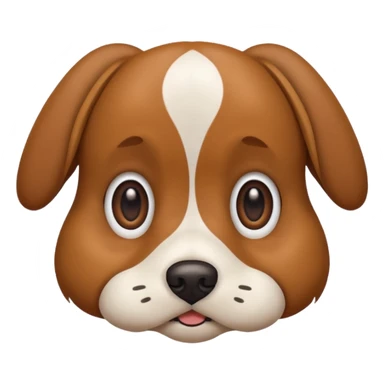 A dog with a surprise look on his face sticker