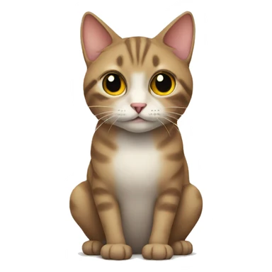 Cat staring sticker