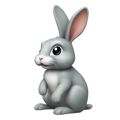 Rabbit in the Maldives  sticker