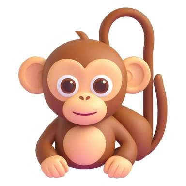 Monkey sticker