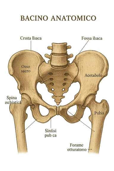 Bacino anatomico sticker
