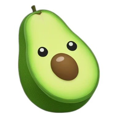 avocado jellycat sticker