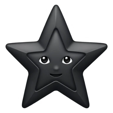 ★☆ - this shows full star and empty star but I want is first half black and second half empty sticker
