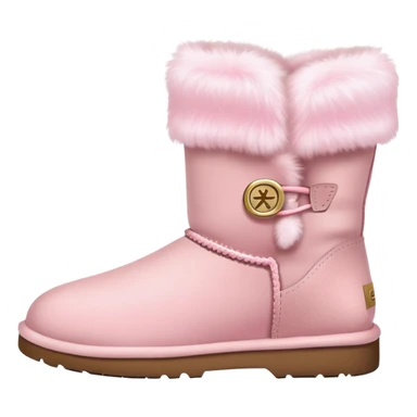 Light pink uggs sticker