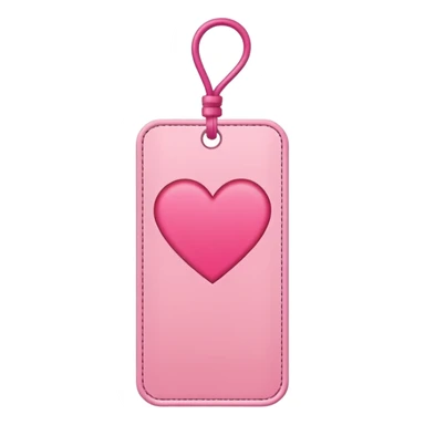 heart patterned  rectangler bookmark sticker