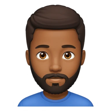 bearded black teenage sticker