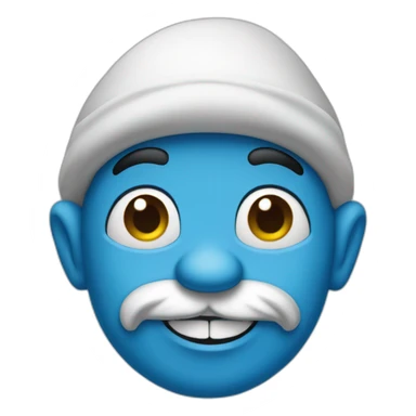 A smurf sticker