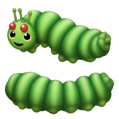 Caterpillar amongus sticker