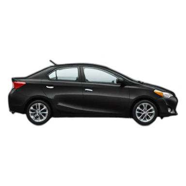 car black vios sticker