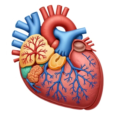 All human organ sticker