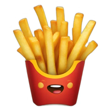 McDonald's fries sticker