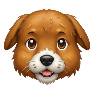 dog in a diress sticker