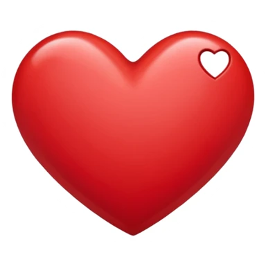 Cursive heart sticker