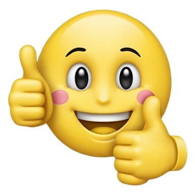 tums up with smiley face looking shock sticker