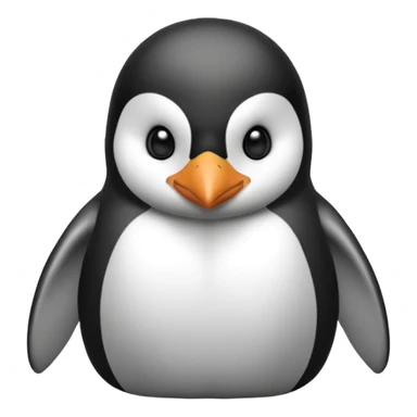 Make me a strong penguin sticker