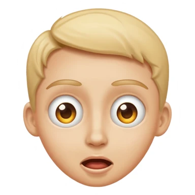 Rolled eyes in ecstasy  sticker