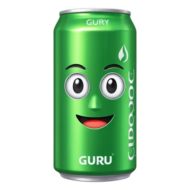 Guru energy drink sticker