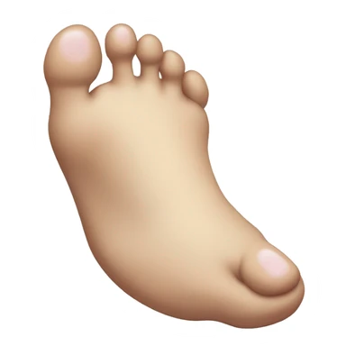 foot with swollen toe sticker