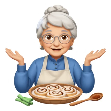 Grandma-cinnamon rolls  sticker
