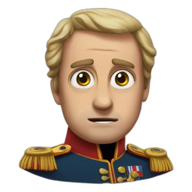 Crazy eyes napoleon sticker