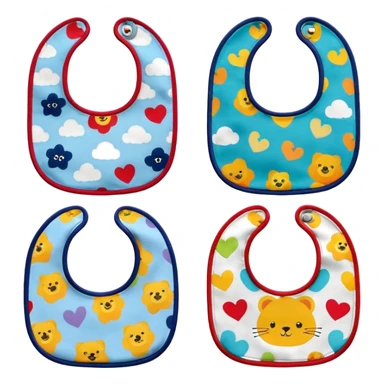 Patterned Baby Bibs sticker