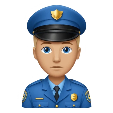 Blue eyed correctional sergeant baker sticker