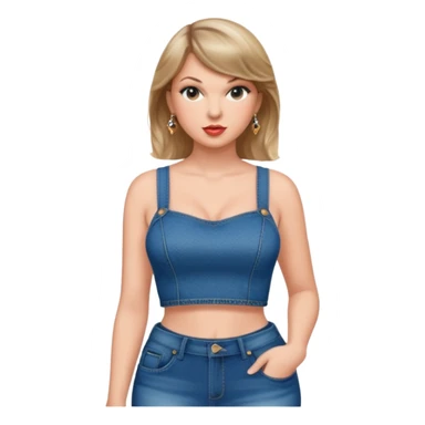 thicc Tayler swift sticker