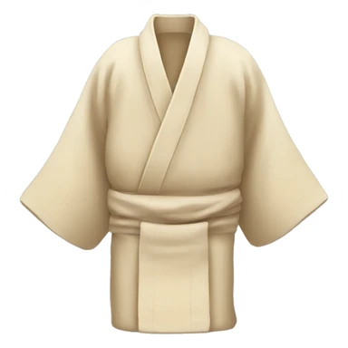 empty beige kimono sticker