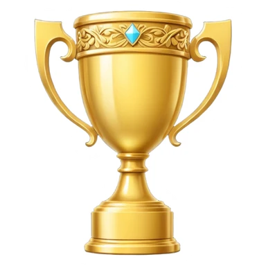 gold trophy sticker