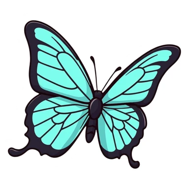 butterfly sticker